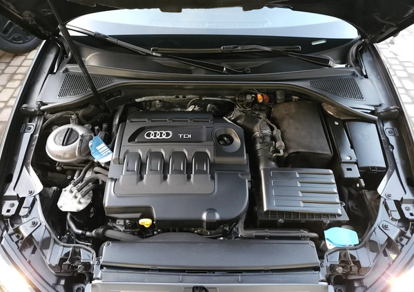 Audi A3 cena 57900 przebieg: 212635, rok produkcji 2013 z Kartuzy małe 781